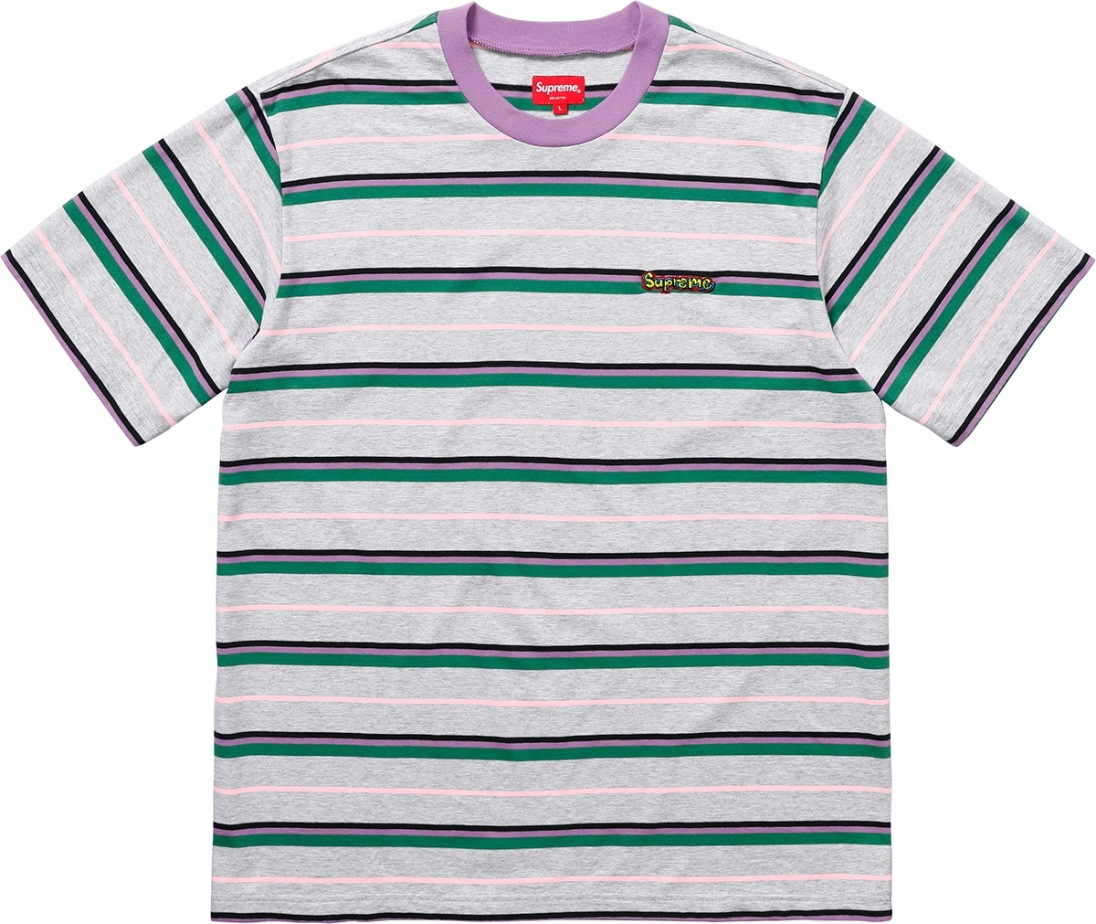 Heather Stripe Top view 2